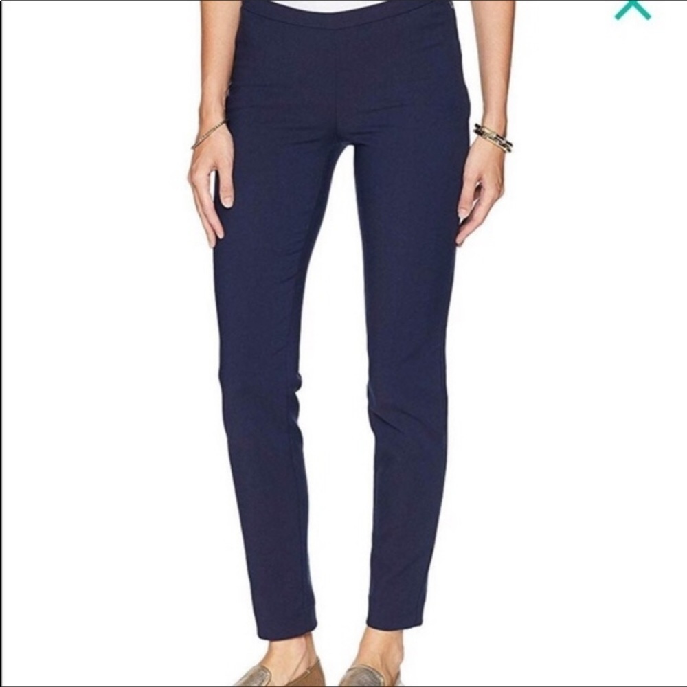 Lilly Pulitzer navy blue Resort fit ankle pants Size 10